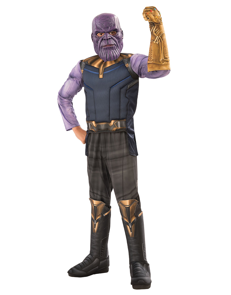 Avengers Infinity War Thanos deluxe costume for kids.