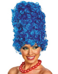 The Simpsons Marge deluxe glam wig costume accessory for women.