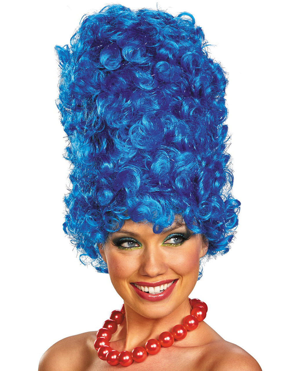 The Simpsons Marge deluxe glam wig costume accessory for women.