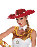 Toy Story Jessie glam hat and bow set costume accessory for women.