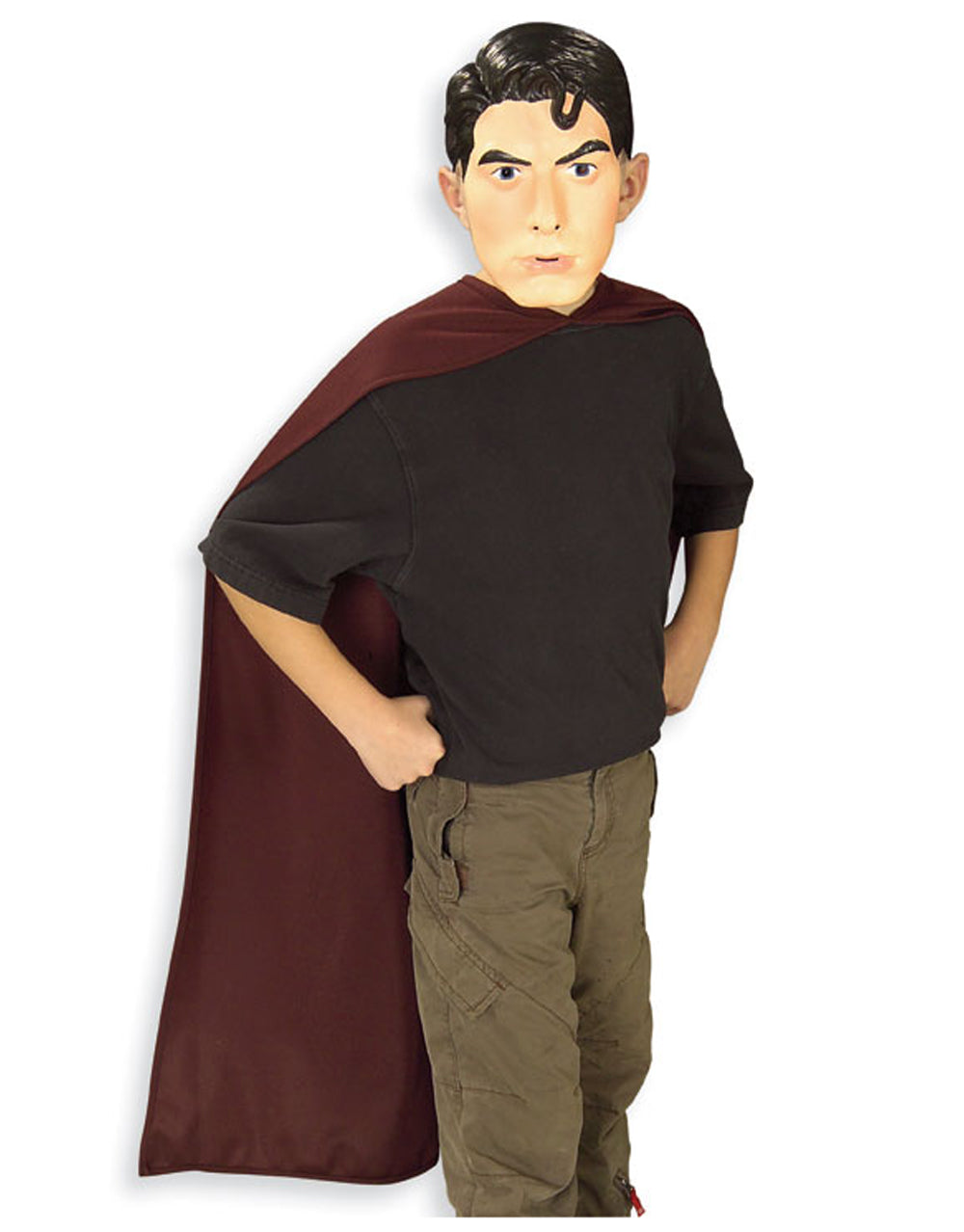 DC Comics Superman Returns mask and cape costume accessory for kids.