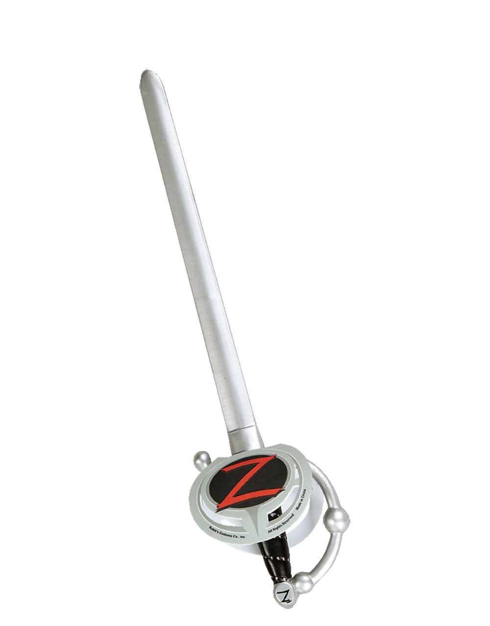 Zorro sword costume accessory for kids and adults.