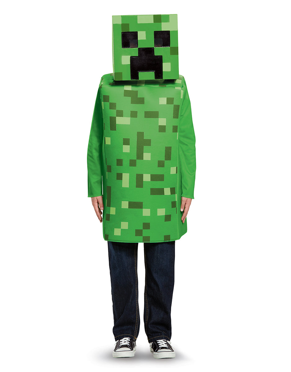 Minecraft Creeper classic costume for kids.