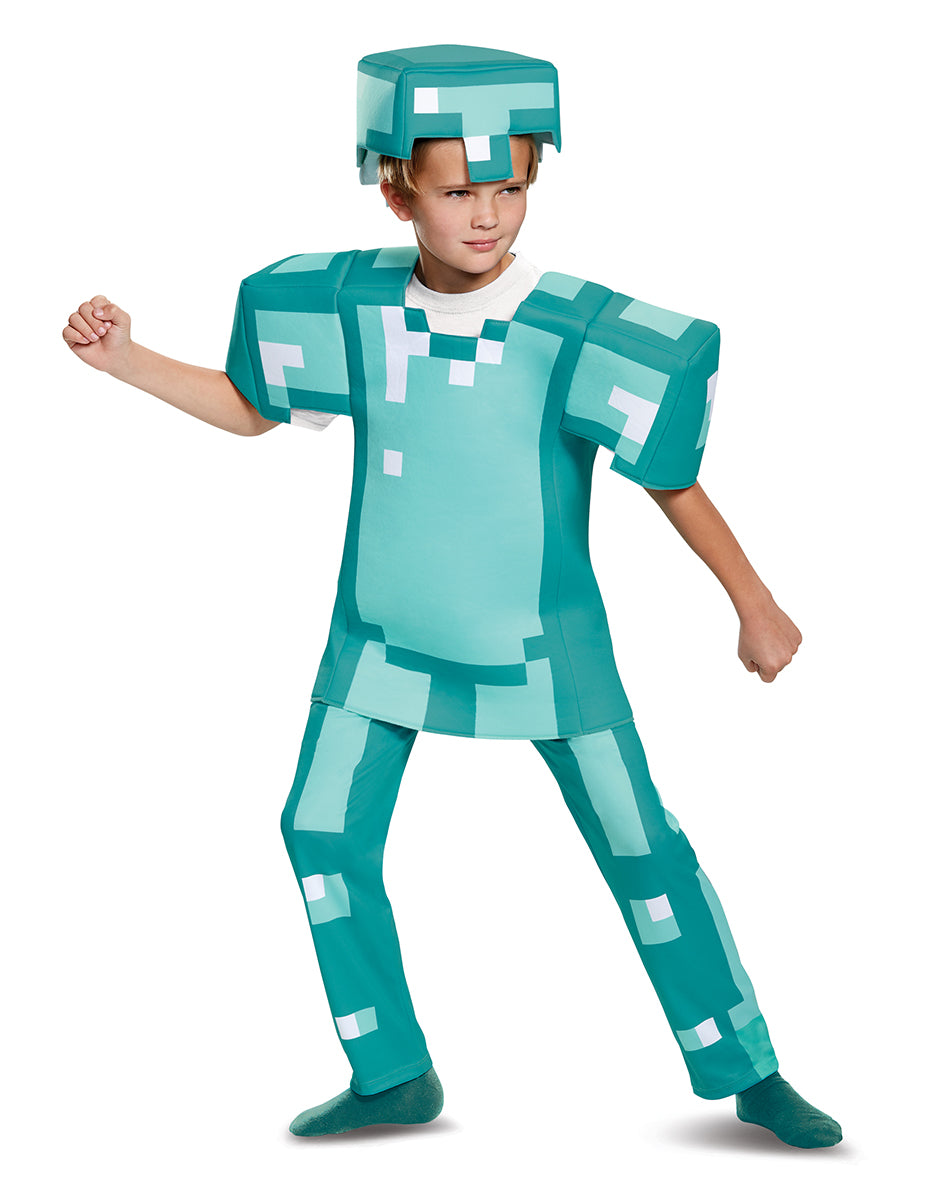 Minecraft armor deluxe costume for kids.