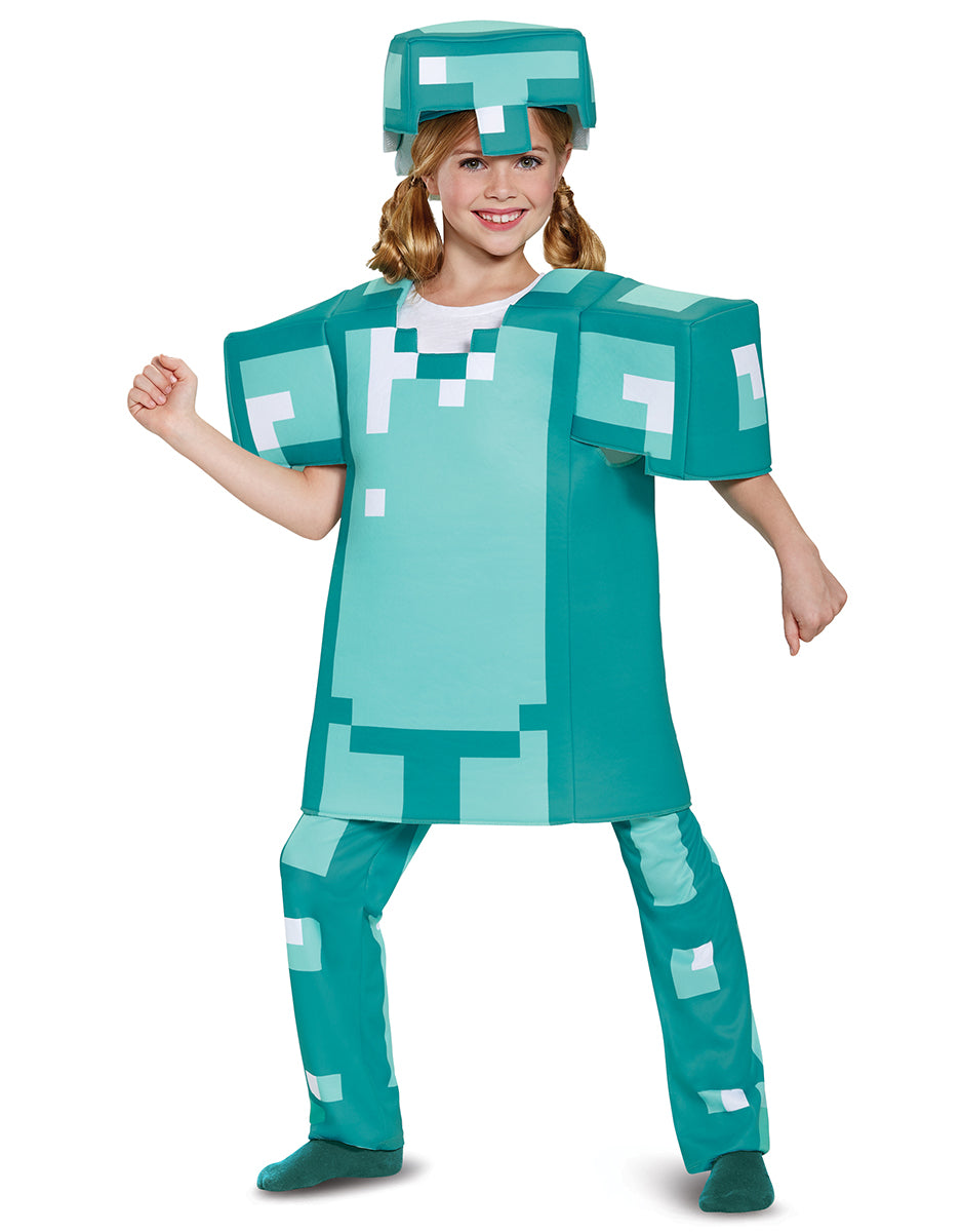 Minecraft armor deluxe costume for kids.