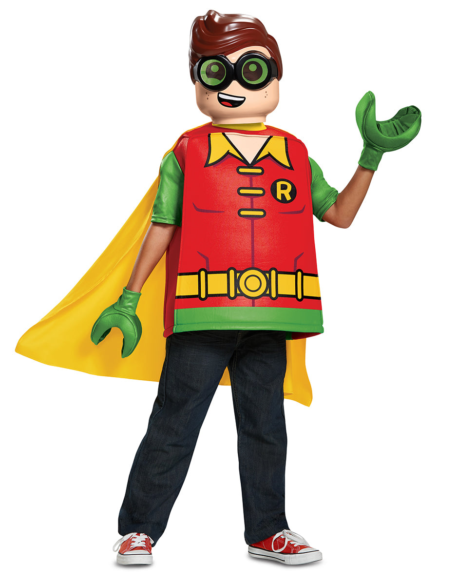 The Lego Batman Movie Robin classic costume for kids.