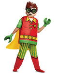The Lego Batman Movie Robin deluxe costume for kids.