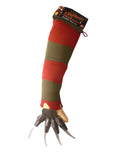 A Nightmare on Elm Street Freddy Krueger trick arm costume accessory for adults.