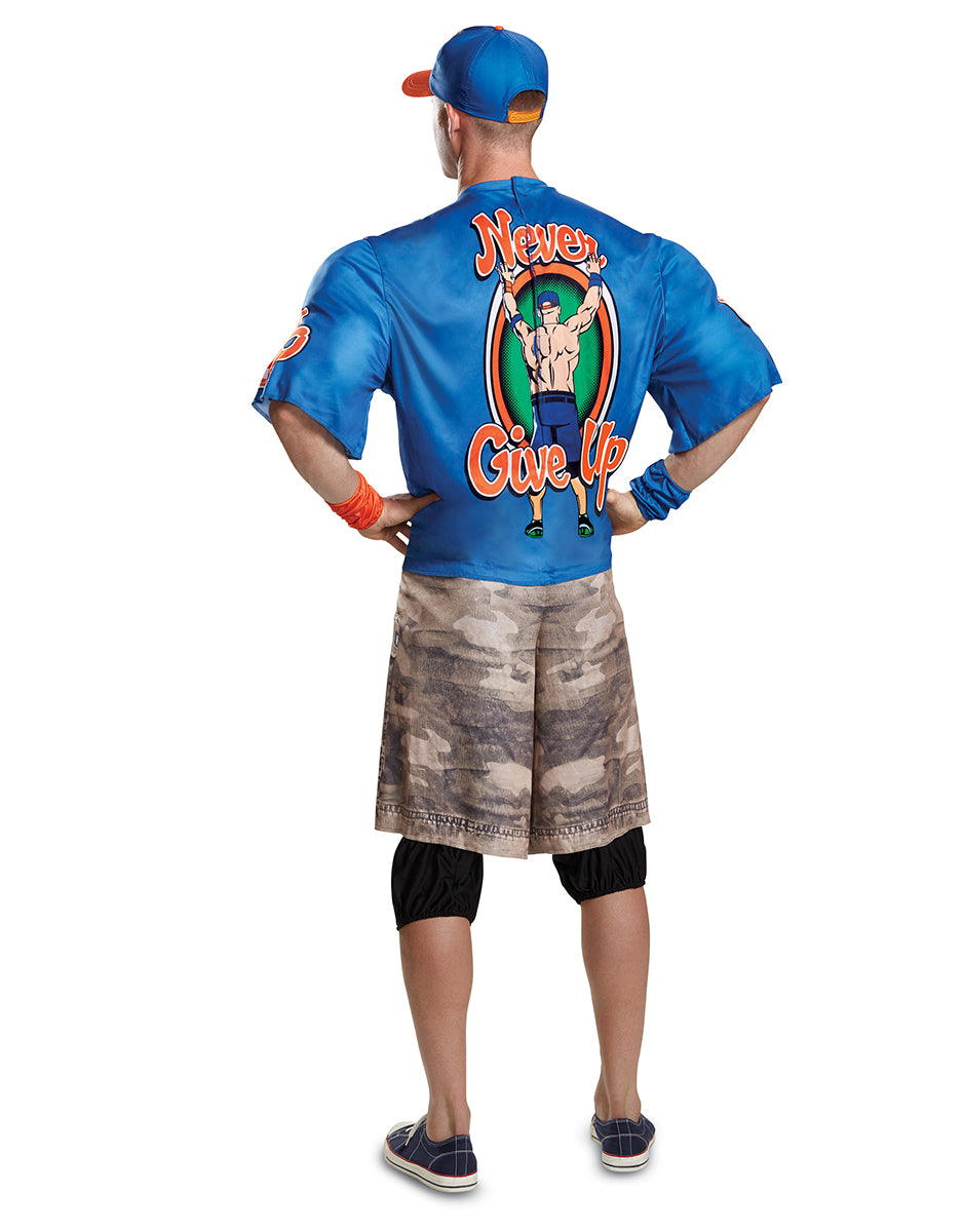WWE John Cena blue muscle costume for adults.