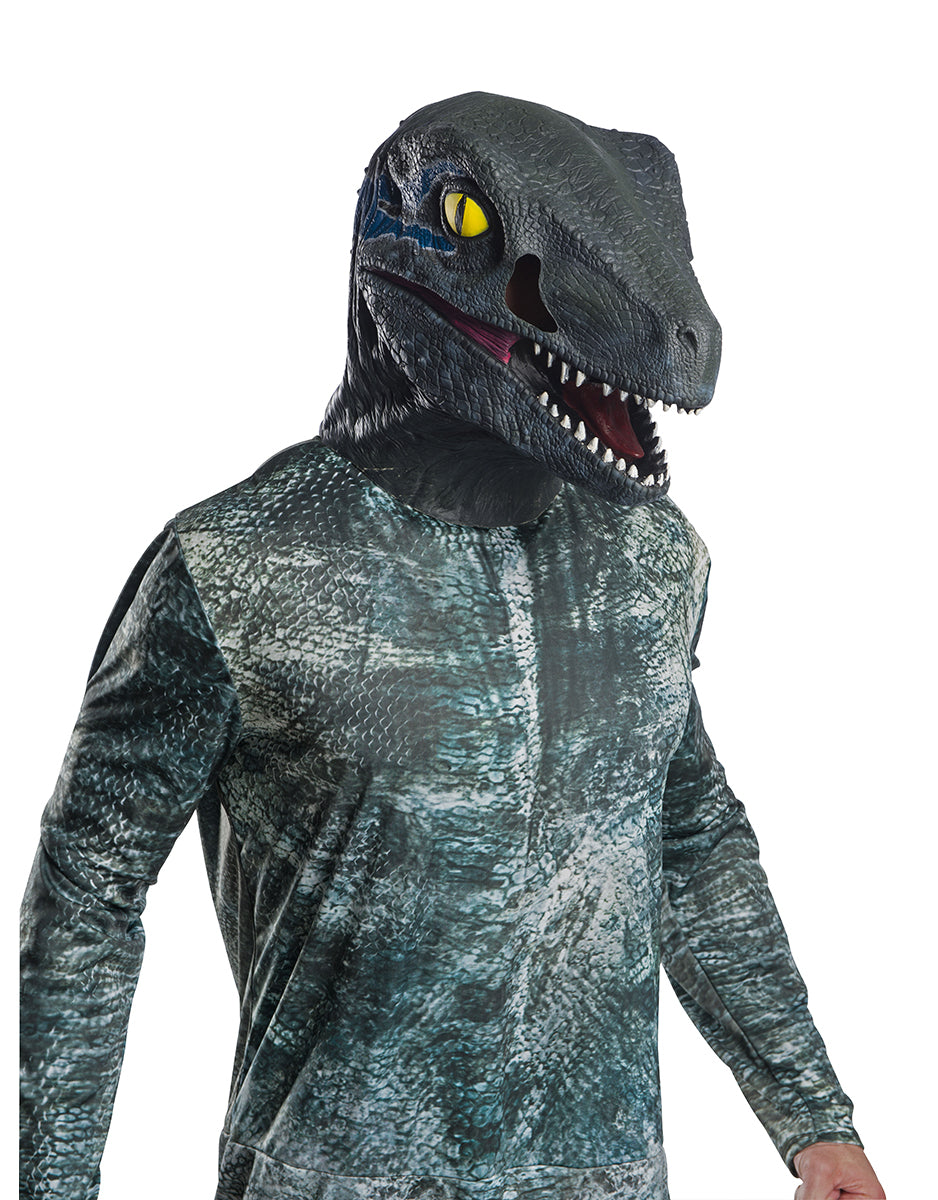 Velociraptor Blue Mask for adults.