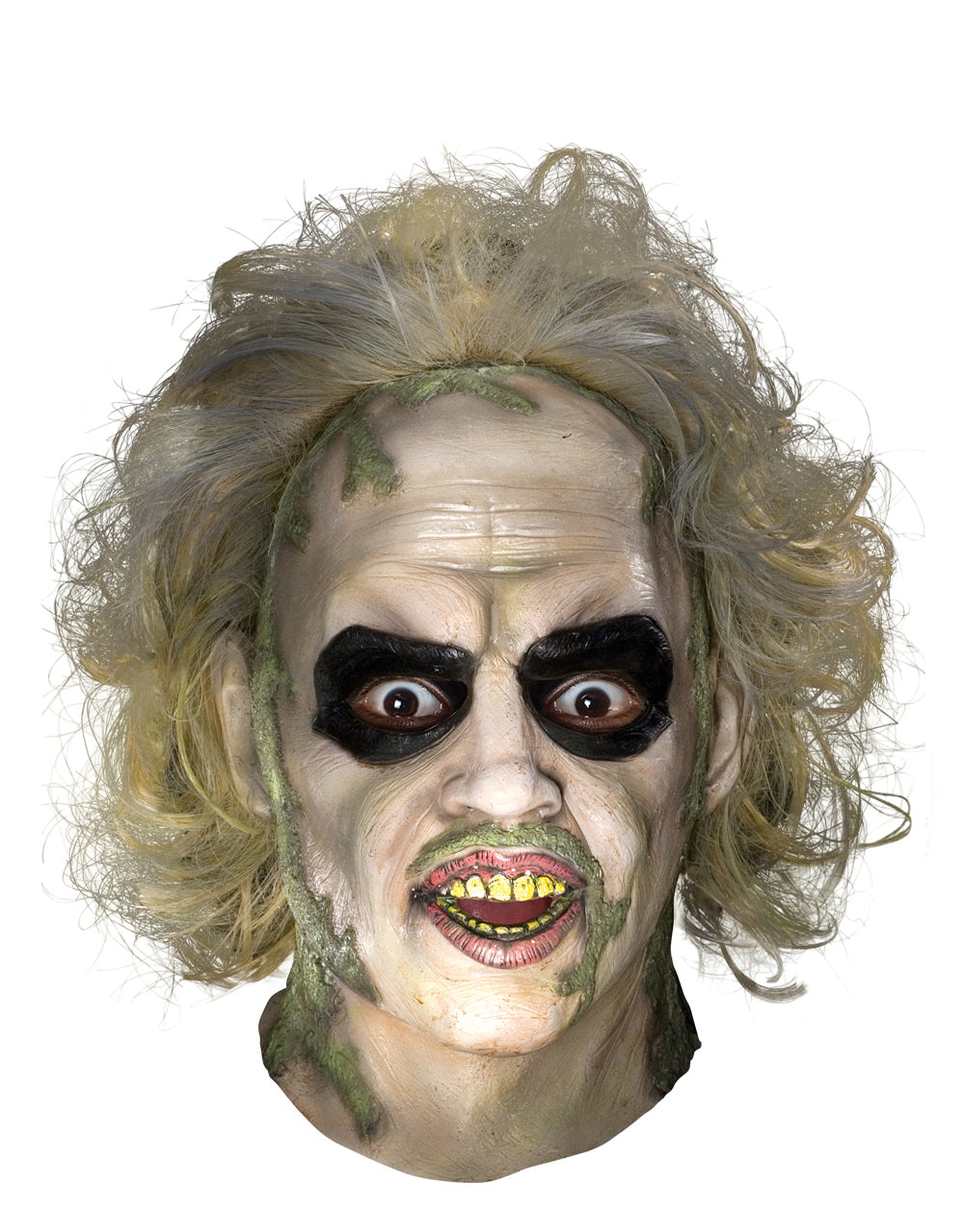 Beetlejuice latex mask costume accessory for adults.