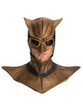 DC Comics Watchmen Nite Owl full overhead latex mask costume accessory for adults.