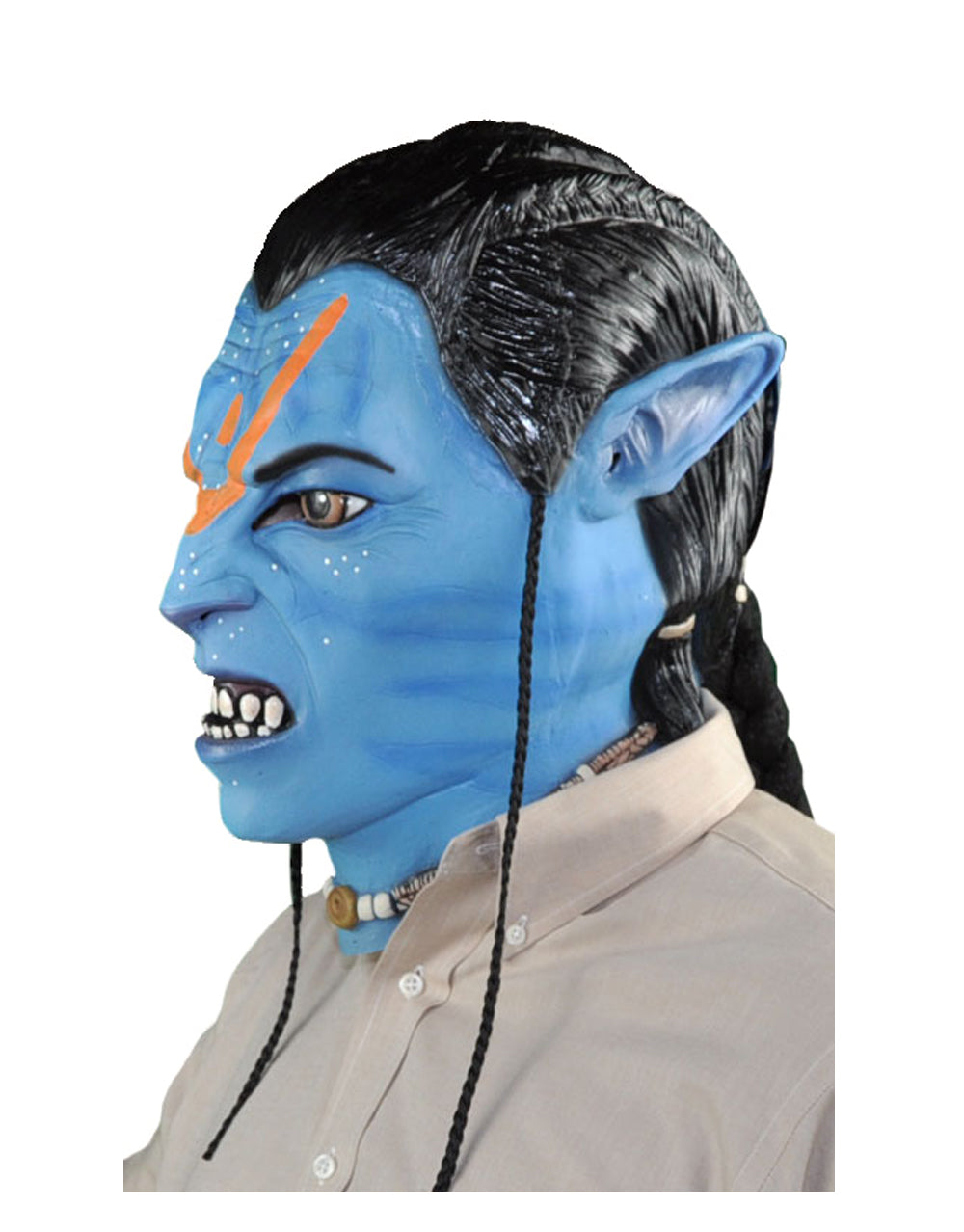 Avatar Jake Sully mask costume accessory for adults.