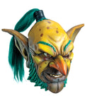 World of Warcraft goblin deluxe full overhead latex mask costume accessory for adults.