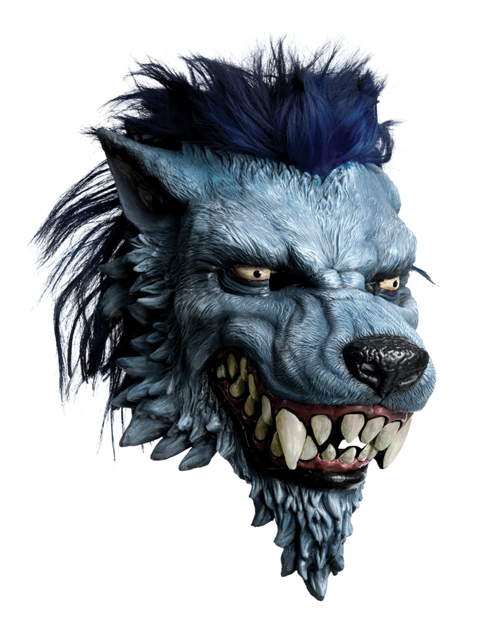 World of Warcraft worgen deluxe full overhead latex mask costume accessory for adults.