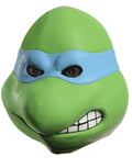 Teenage Mutant Ninja Turtles Leonardo full overhead latex mask costume accessory for adults.