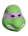 Teenage Mutant Ninja Turtles Donatello full overhead latex mask costume accessory for adults.