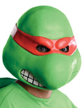 Teenage Mutant Ninja Turtles Raphael full overhead latex mask costume accessory for adults.
