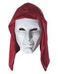 Arkham City Anarky mask with hood costume accessory for adults.