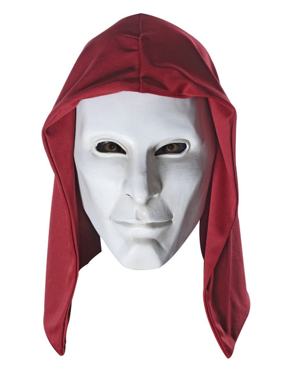 Arkham City Anarky mask with hood costume accessory for adults.