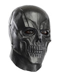 Arkham City Black Mask deluxe latex mask costume accessory for adults.