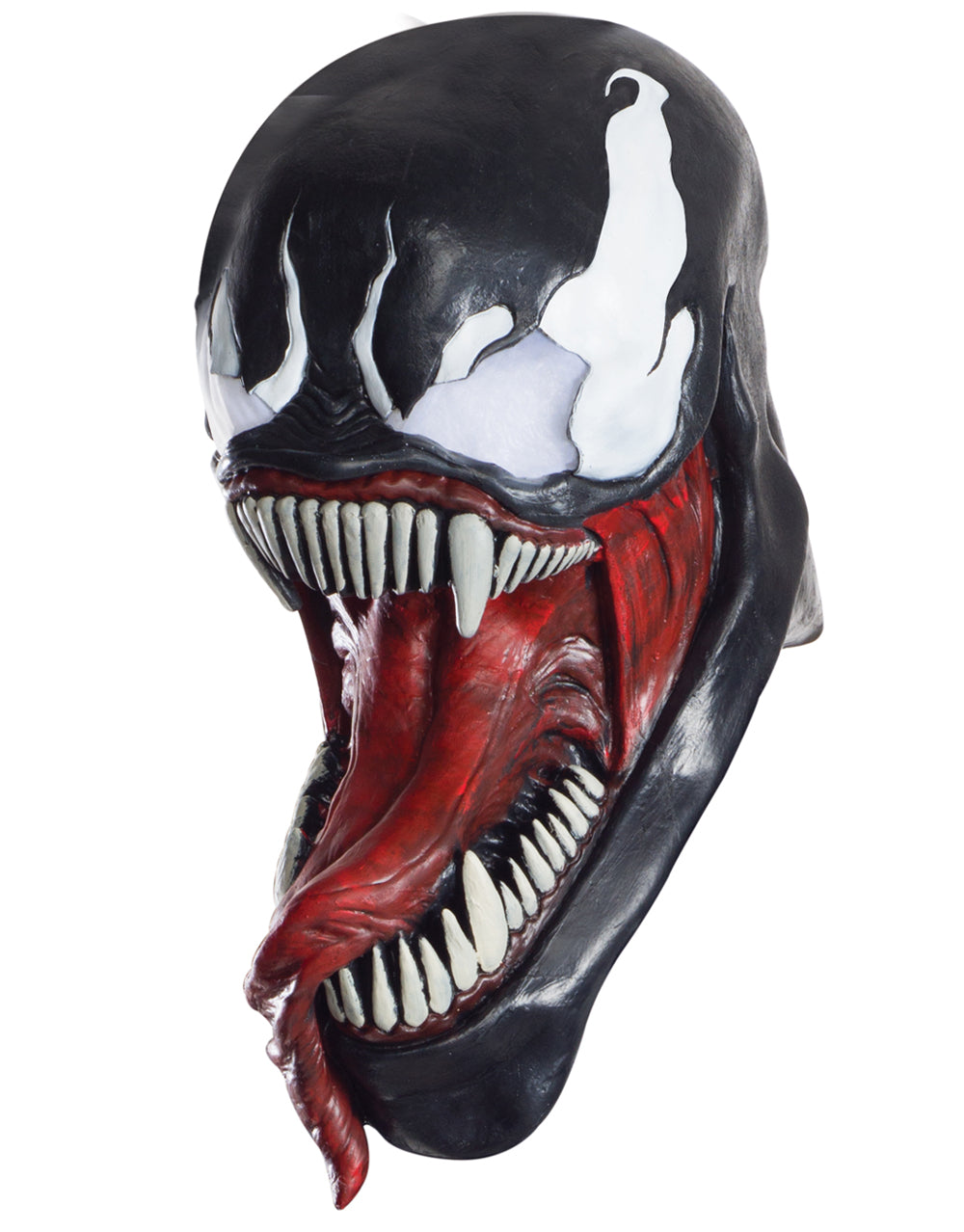 Marvel Comics Venom deluxe full overhead latex mask costume accessory for adults.
