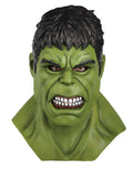 Marvel Universe Hulk overhead latex mask costume accessory for adults.