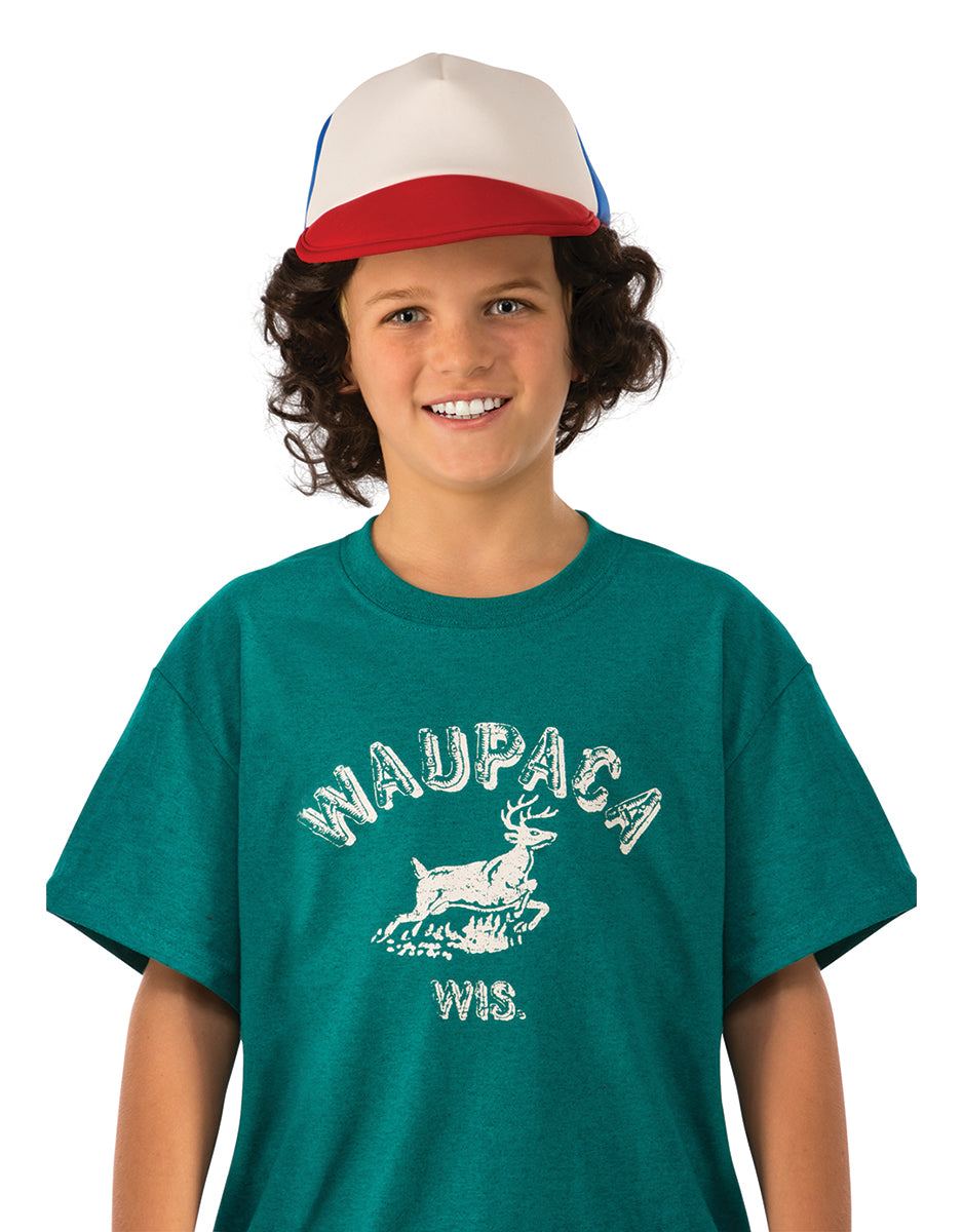 Stranger Things Dustin shirt costume for kids.