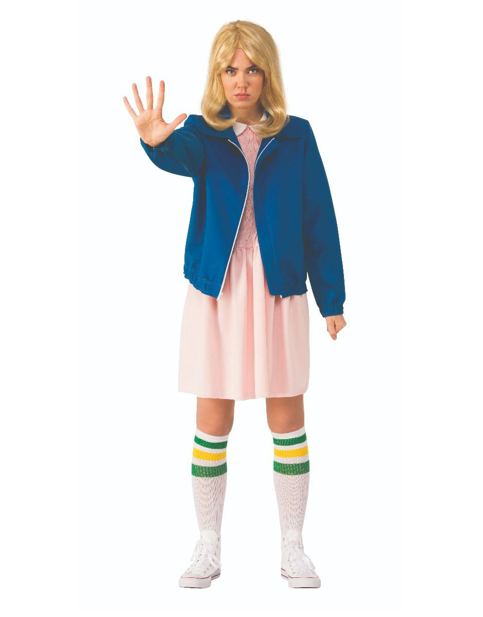 Stranger Things Eleven jacket costume for women.