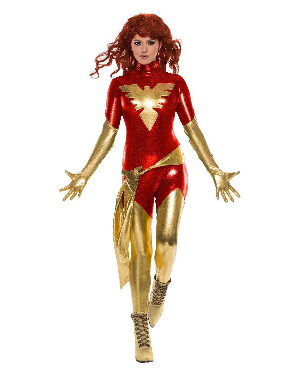 Marvel Comics X-Men Dark Phoenix costume for women.