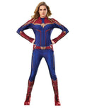 Captain Marvel Secret Wishes movie hero suit costume for women.