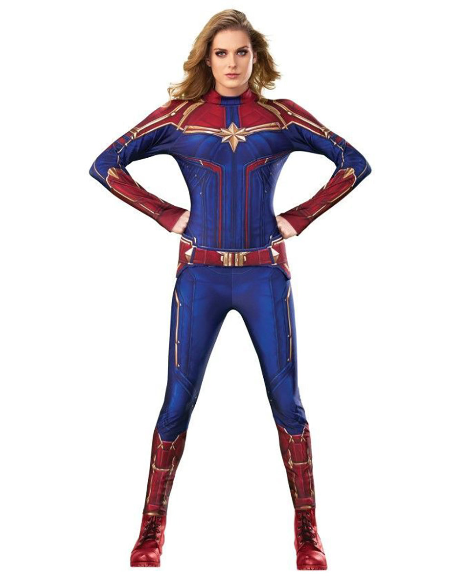 Captain Marvel Secret Wishes movie hero suit costume for women.