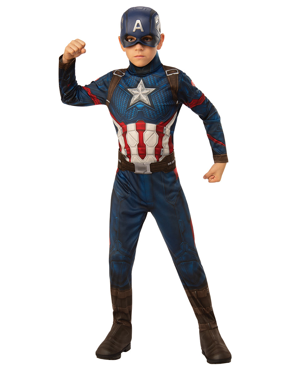 Avengers Endgame Captain America costume for kids.