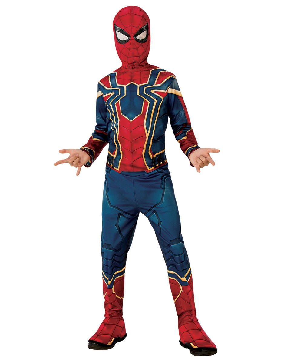 Avengers Endgame Spider-Man Iron Spider costume for kids.