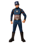 Avengers Endgame Captain America deluxe costume for kids.