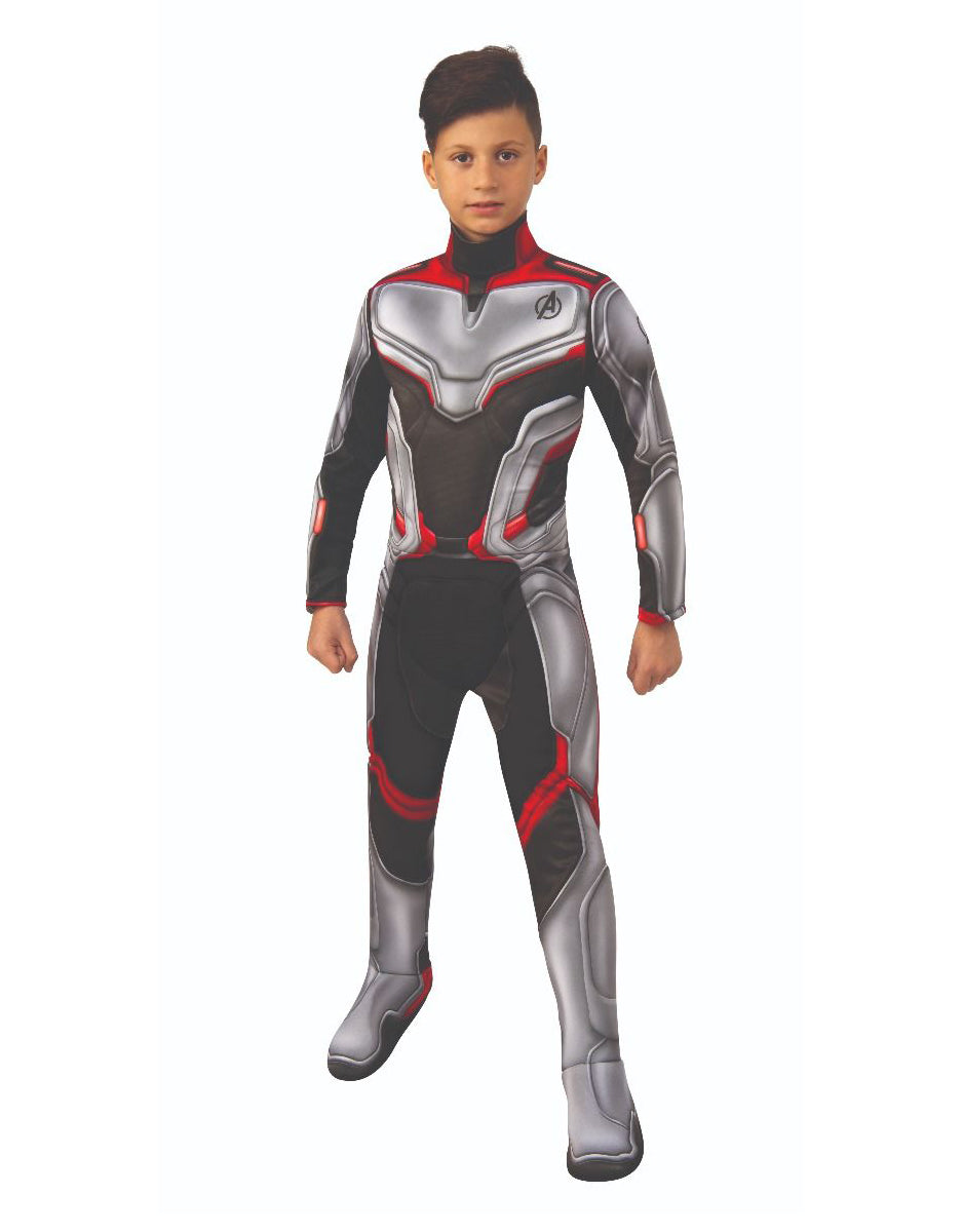Avengers Endgame quantum realm team suit unisex costume for kids.