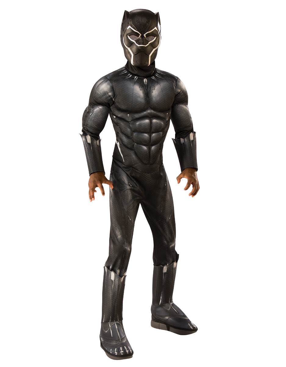 Avengers Endgame Black Panther deluxe costume for kids.