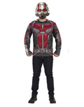 Avengers Endgame Ant-Man top and mask graphic on an adult costume.