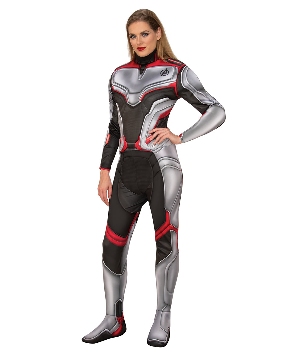 Avengers Endgame deluxe quantum realm team suit costume for adults.