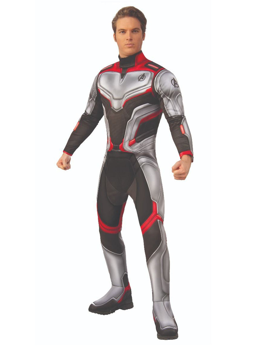 Avengers Endgame deluxe quantum realm team suit costume for adults.