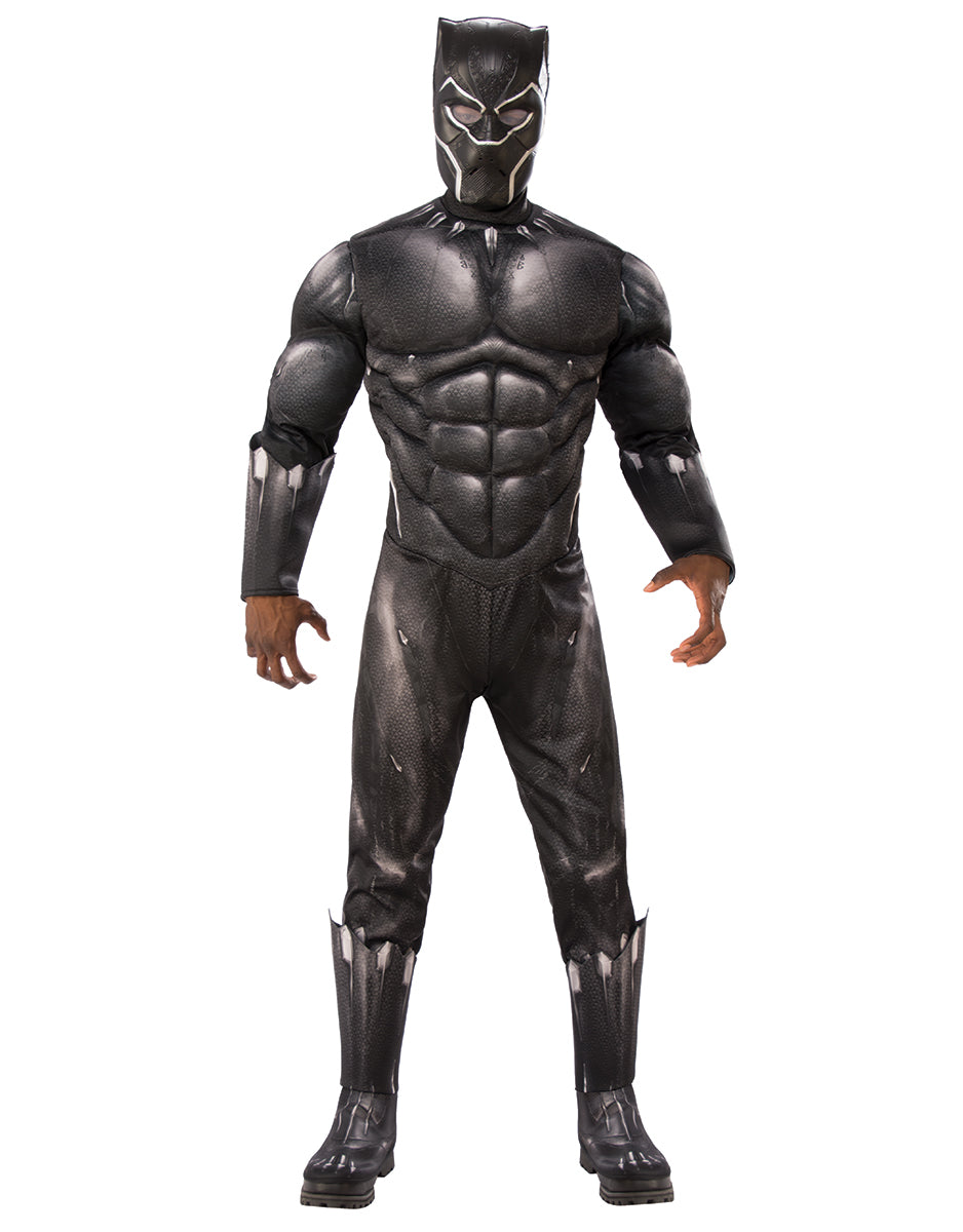 Avengers Endgame Black Panther deluxe costume for adults.