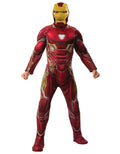 Avengers Endgame Iron Man deluxe Mark 50 suit costume for adults.