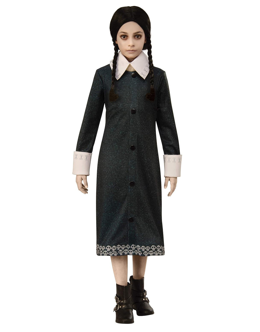 The Addams Family Wednesday Addams costume for kids.