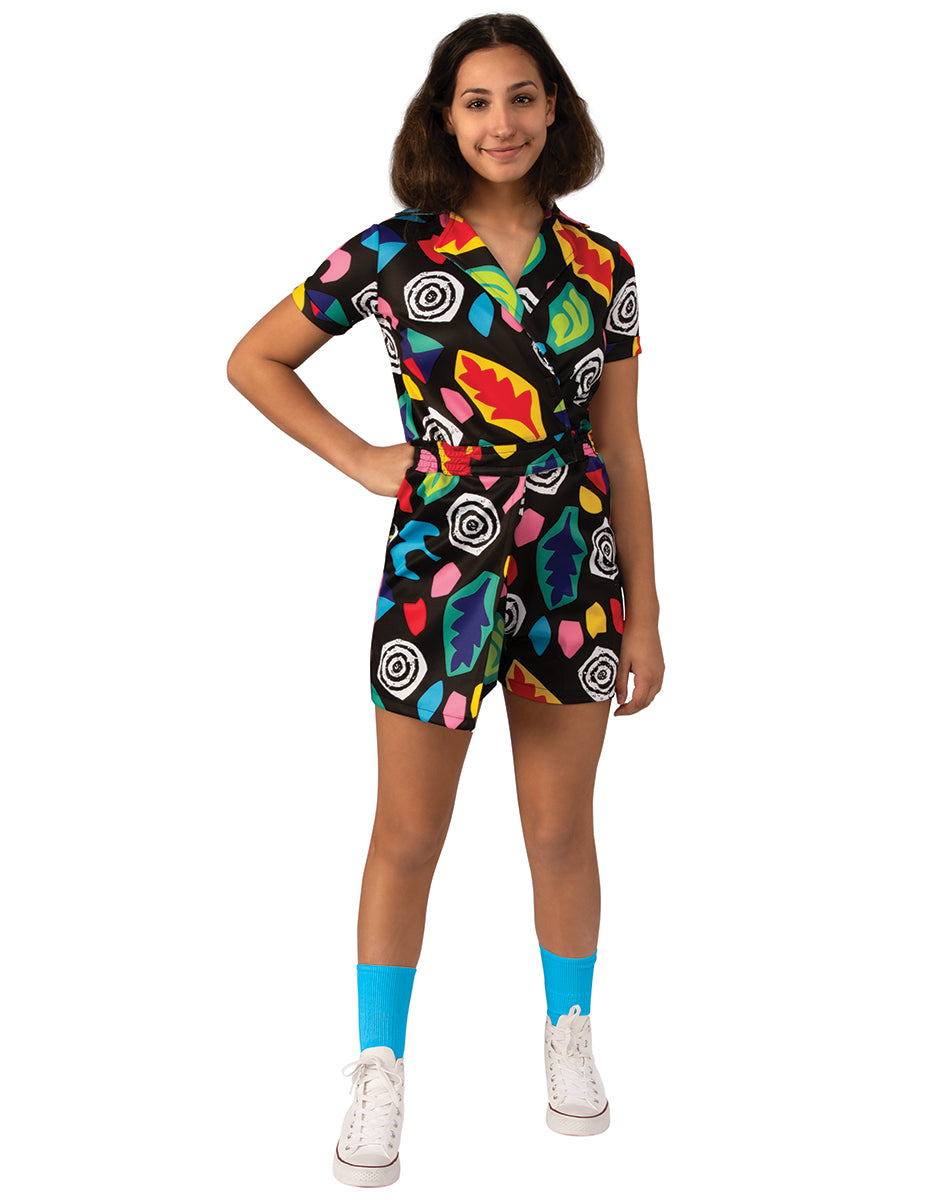 Stranger Things Eleven dress costume for kids.