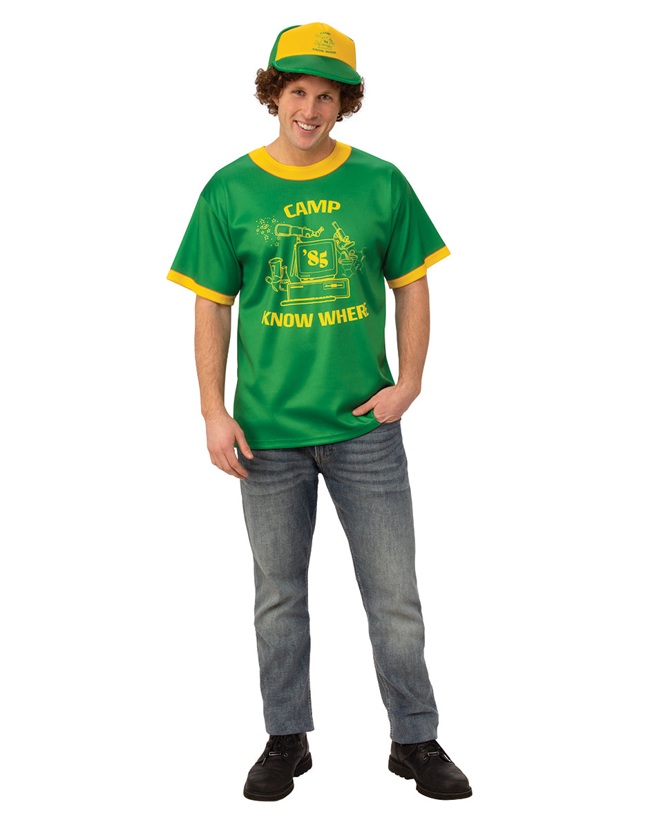 Stranger Things Dustin shirt costume for adults.