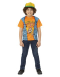 Stranger Things Dustin shirt costume for kids.