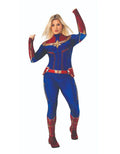Captain Marvel plus size costume for women.
