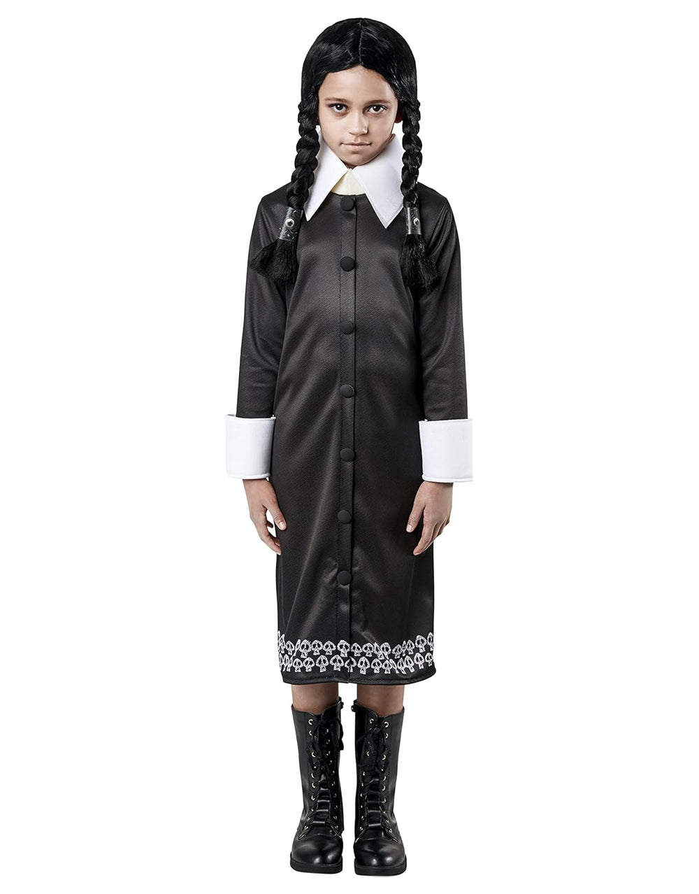The Addams Family Wednesday Addams costume for kids.