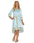 Maleficent Aurora deluxe blue classic gown costume for kids.