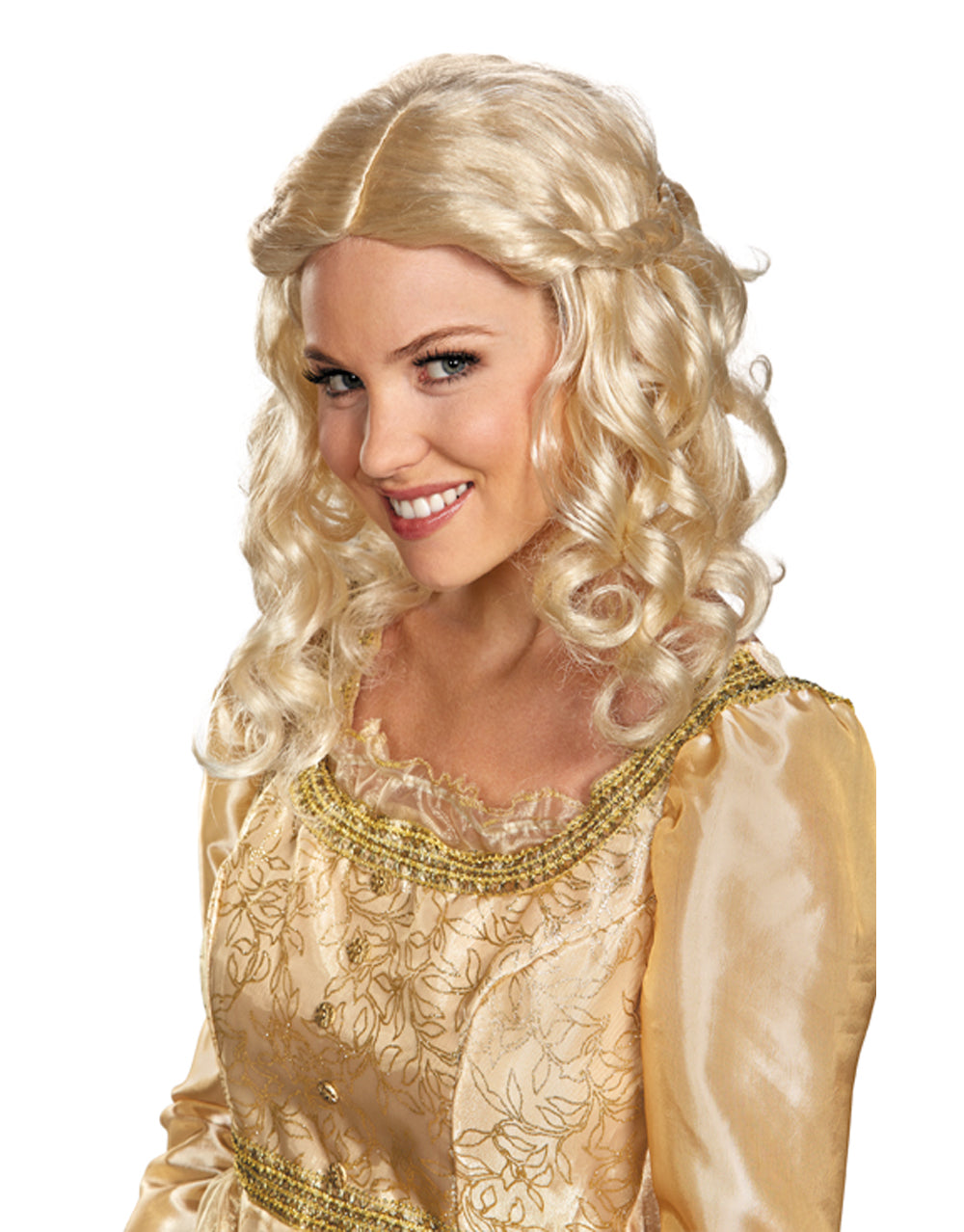 Maleficent Aurora wig costume accessory for women.